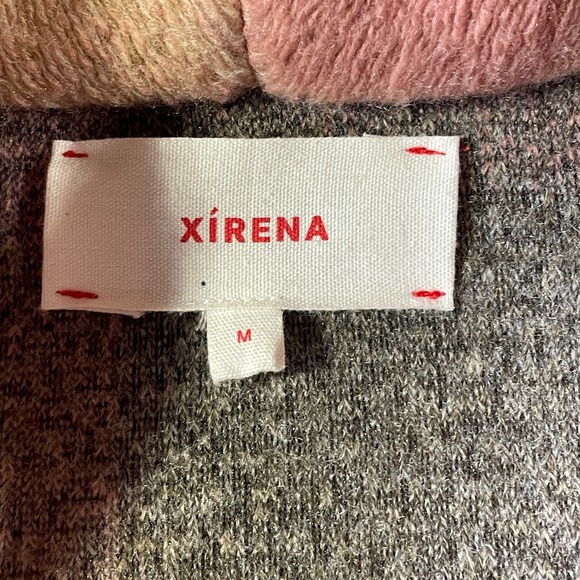 Xirena Jacket Coat Womens Medium Cole Plaid Mink Rose Soft Neutral USA - Picture 2 of 12